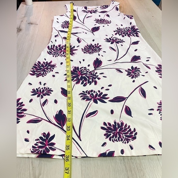 Jude Connally Jude Cloth Beth Dress White Floral, Size Medium - Picture 9 of 9
